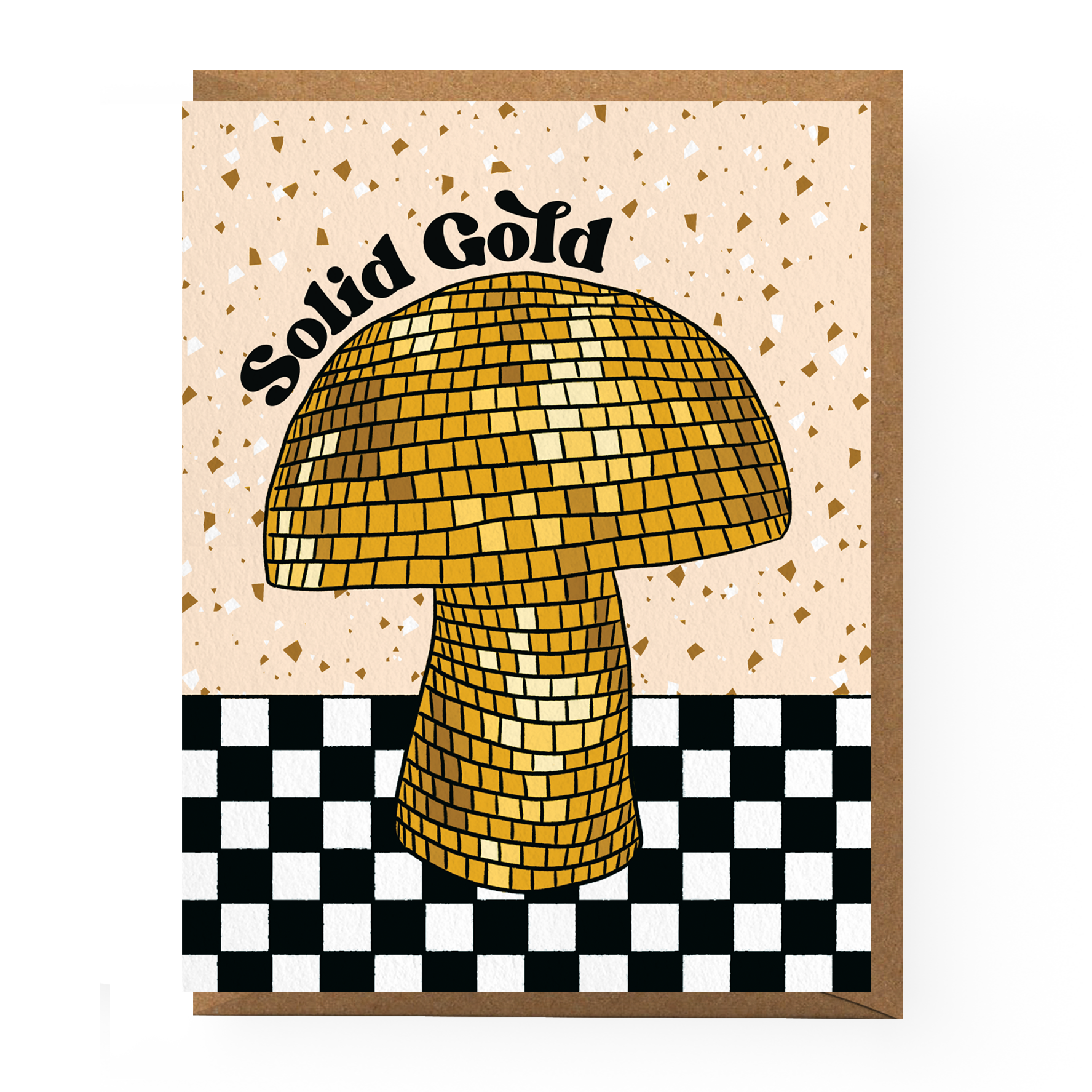 Disco Mushroom Card